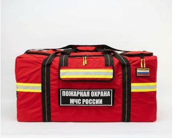 Сумка для боевой одежды пожарного МЕГА-БОП (красная)