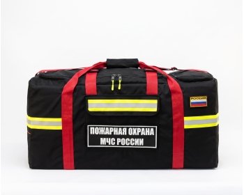 Сумка для боевой одежды пожарного МЕГА-БОП (черная)
