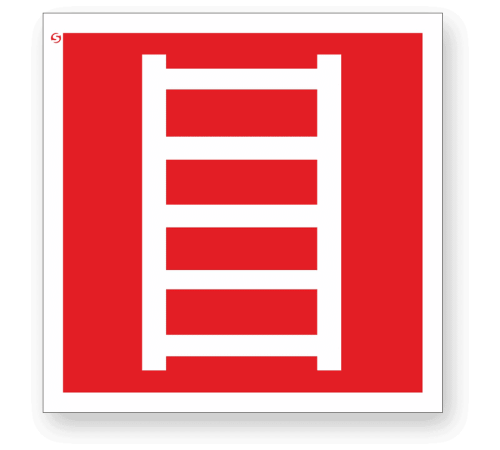 Знак F03 «Пожарная лестница»