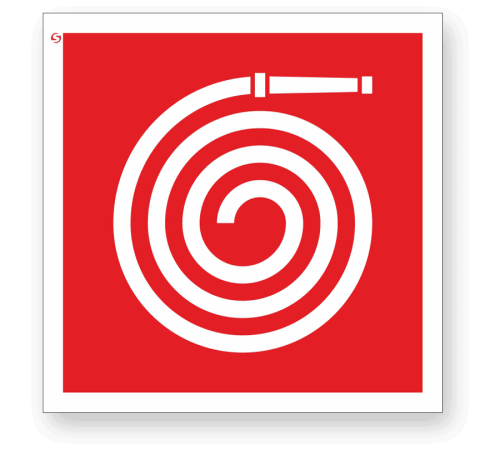 Знак F46 «Пожарный рукав»